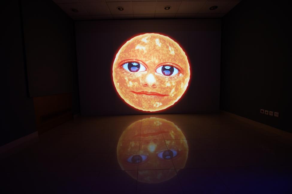 Agnieszka Polska, The New Sun, 2017, 6th Athens Biennale 2018 ANTI, photo by Nysos Vasilopoulos